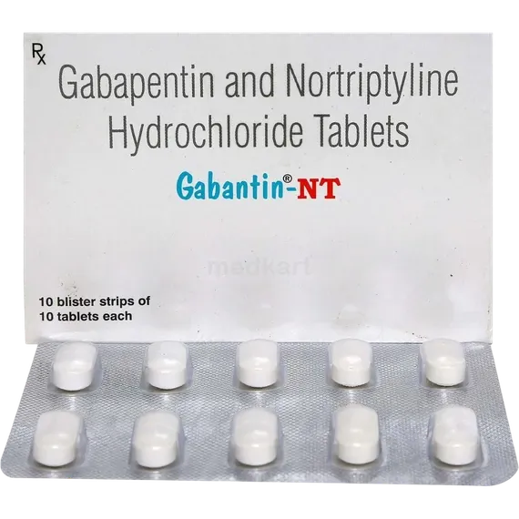 gabantin nt 400mg tablet 10's
